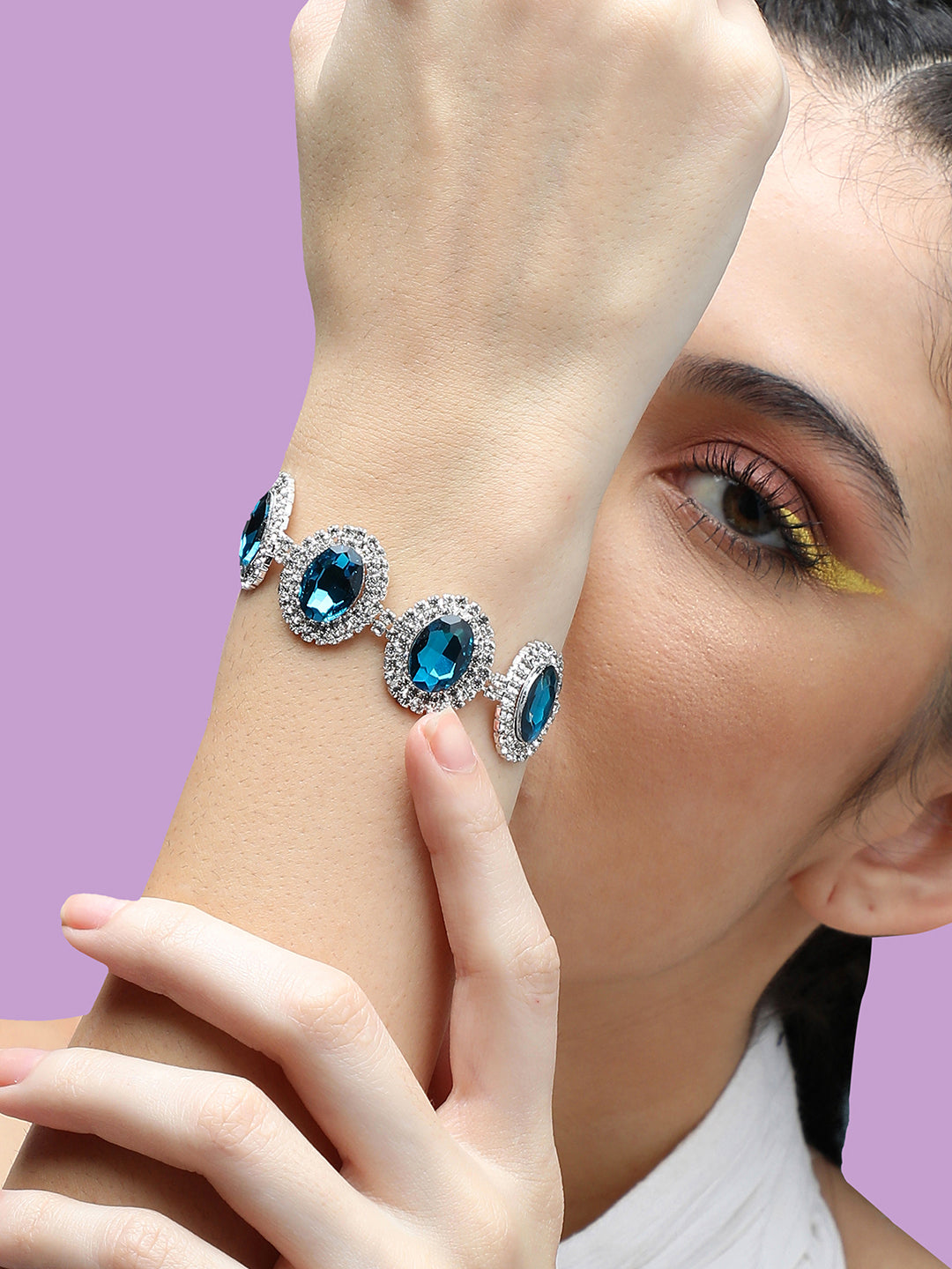 Oceanic Rhinestone Bracelet