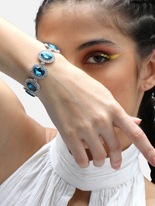 Oceanic Rhinestone Bracelet