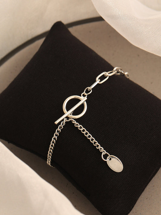GOLD PLATED CASUAL DESIGNER LAYERED BRACELET FOR WOMEN