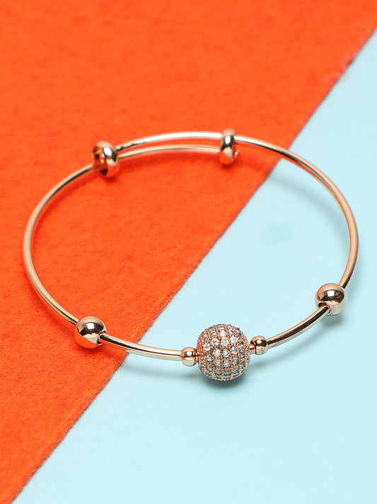 SOHI GOLD PLATED ADJUSTABLE BRACELET