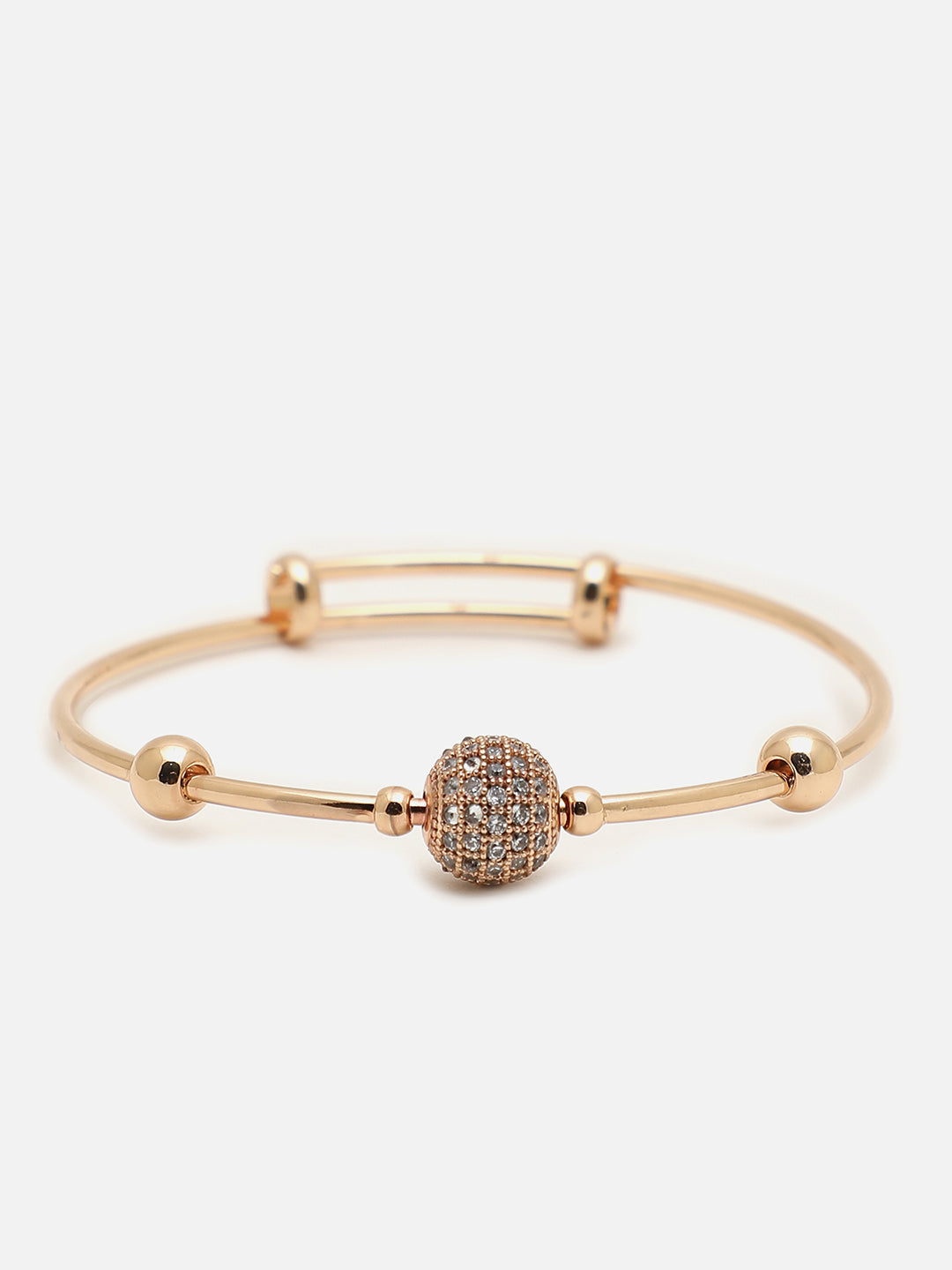 SOHI GOLD PLATED ADJUSTABLE BRACELET
