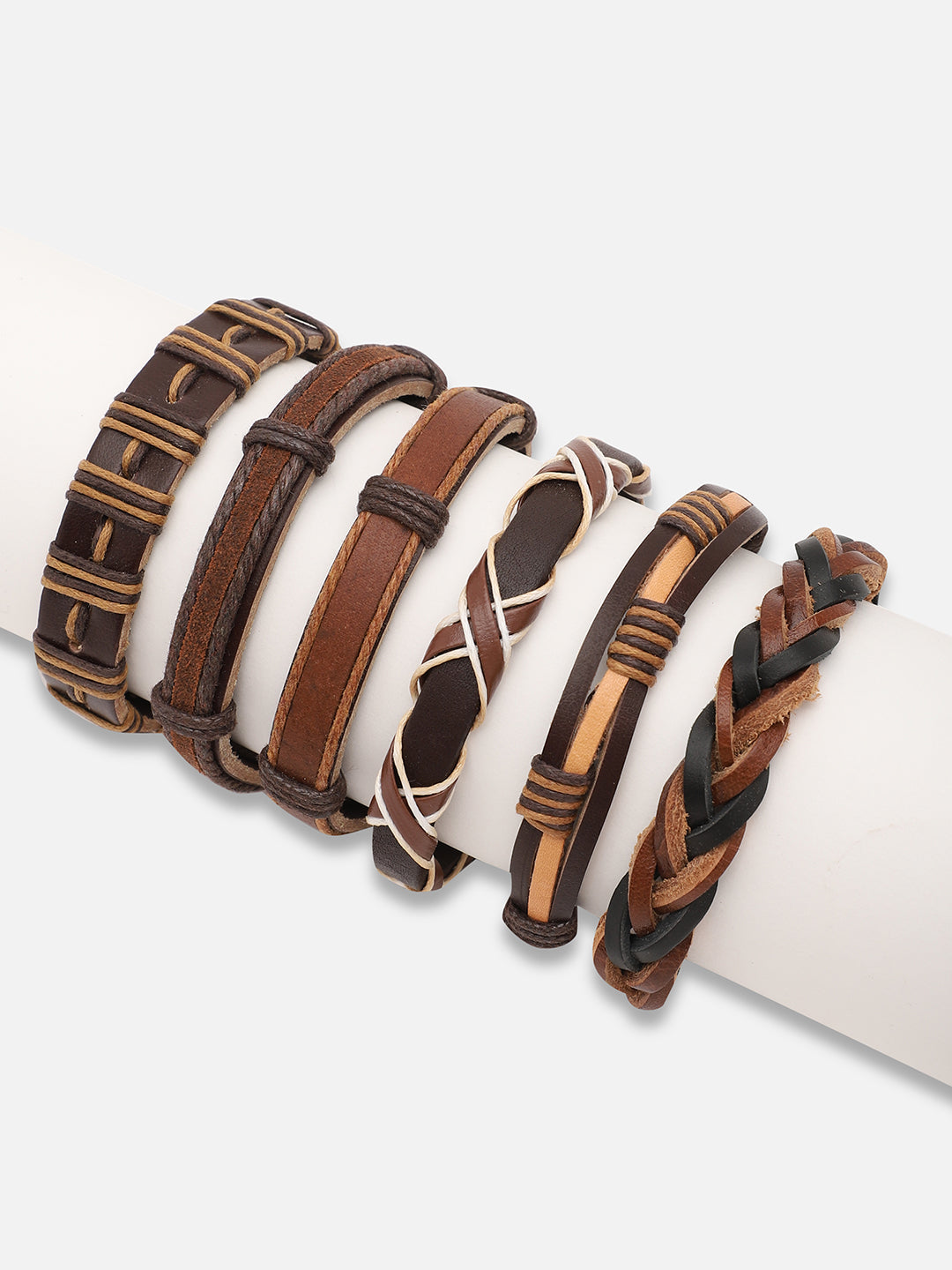 Trendy Casual Pu Leather Designer Bracelet