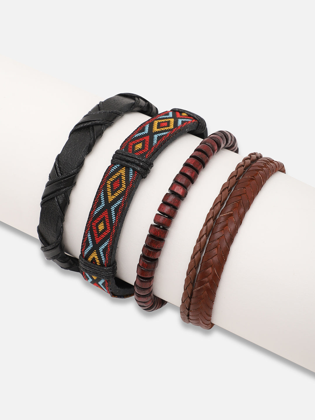 TRENDY CASUAL PU LEATHER DESIGNER BRACELET FOR WOMEN