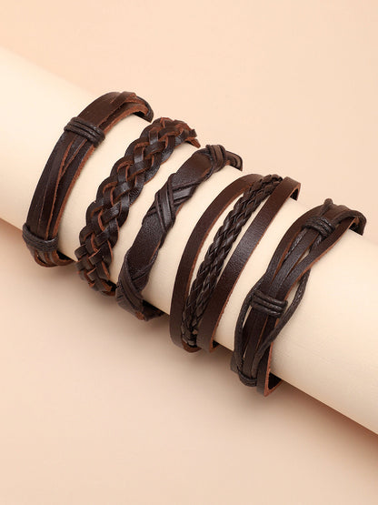 TRENDY CASUAL PU LEATHER DESIGNER BRACELET FOR WOMEN