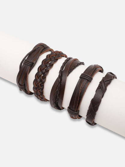 TRENDY CASUAL PU LEATHER DESIGNER BRACELET FOR WOMEN