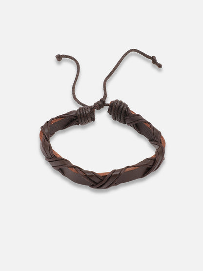 TRENDY CASUAL PU LEATHER DESIGNER BRACELET FOR WOMEN