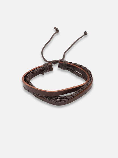 TRENDY CASUAL PU LEATHER DESIGNER BRACELET FOR WOMEN