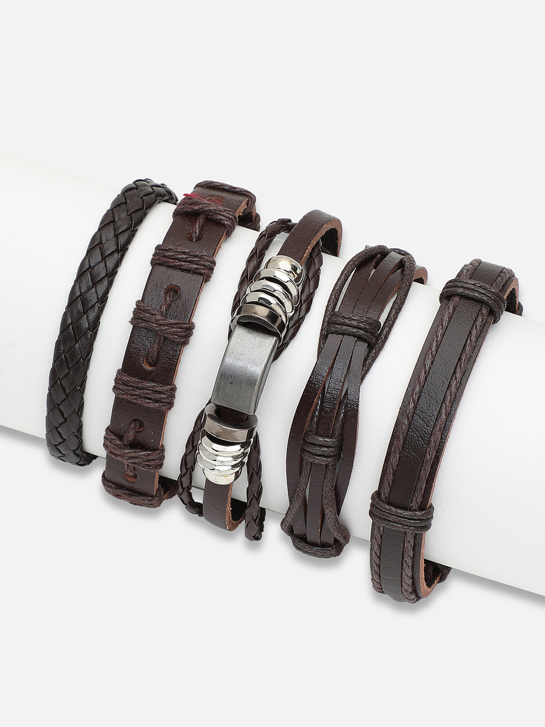 TRENDY CASUAL PU LEATHER DESIGNER BRACELET FOR WOMEN