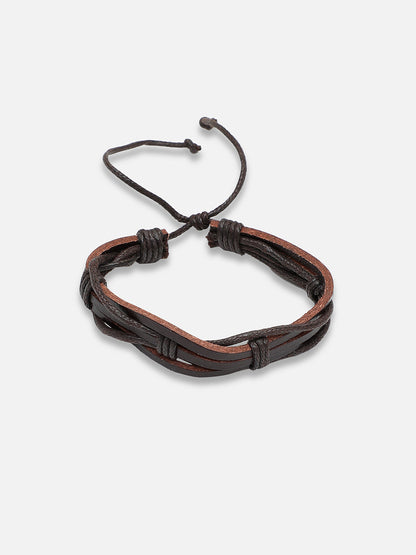 TRENDY CASUAL PU LEATHER DESIGNER BRACELET FOR WOMEN