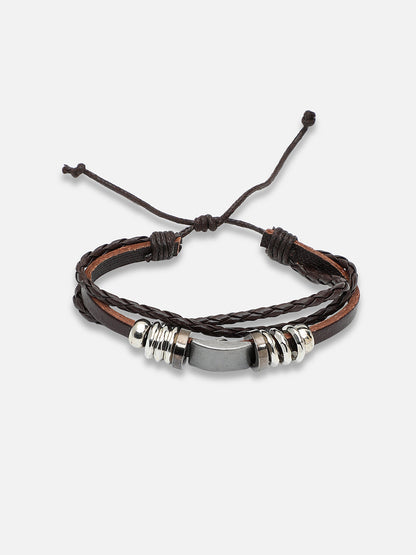 TRENDY CASUAL PU LEATHER DESIGNER BRACELET FOR WOMEN
