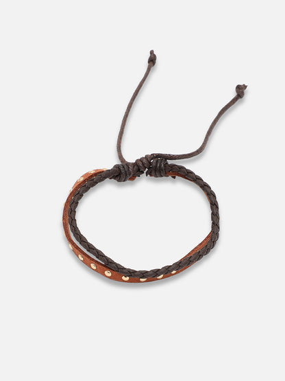 TRENDY CASUAL PU LEATHER DESIGNER BRACELET FOR WOMEN