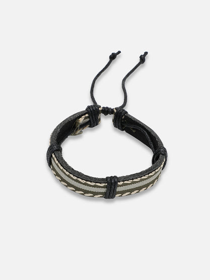 TRENDY CASUAL PU LEATHER DESIGNER BRACELET FOR WOMEN