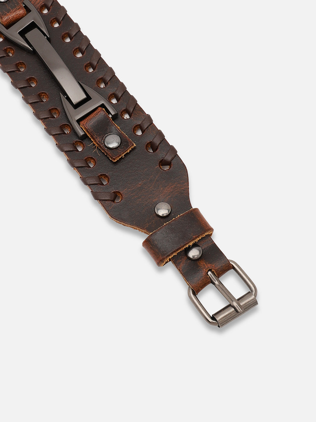 TRENDY CASUAL PU LEATHER DESIGNER BRACELET FOR WOMEN