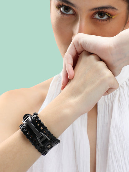 Trendy Casual Pu Leather Designer Bracelet