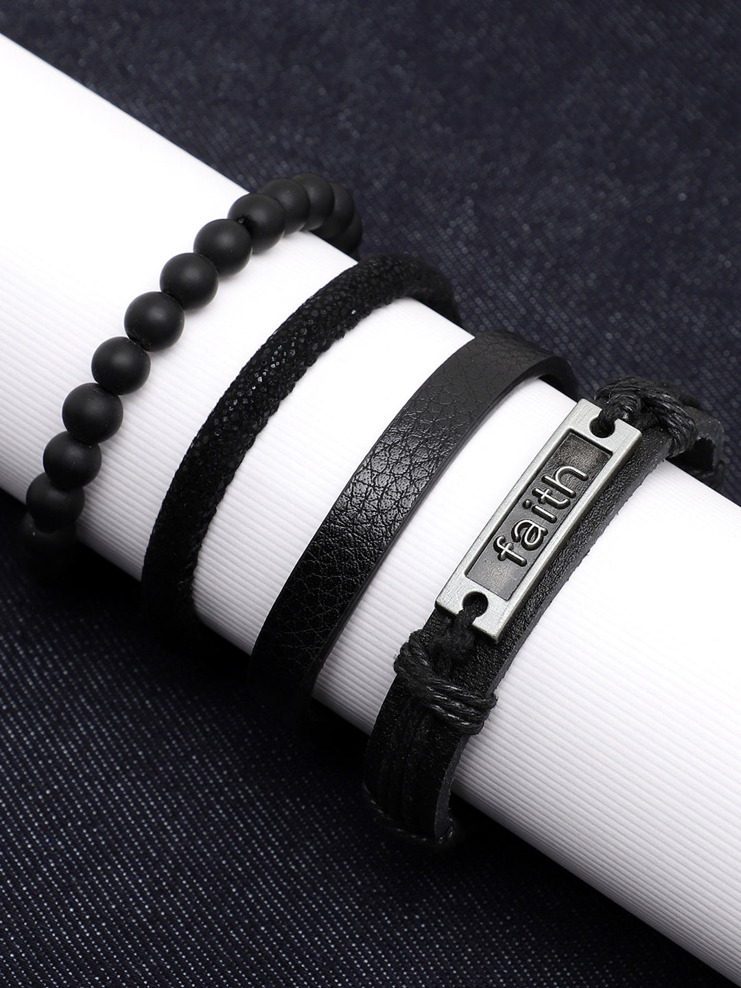 TRENDY CASUAL PU LEATHER DESIGNER BRACELET FOR WOMEN