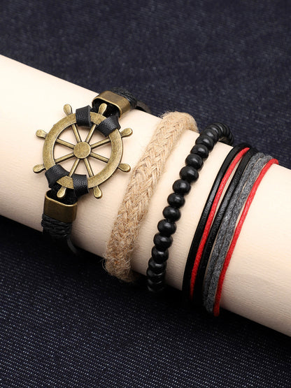TRENDY CASUAL PU LEATHER DESIGNER BRACELET FOR WOMEN