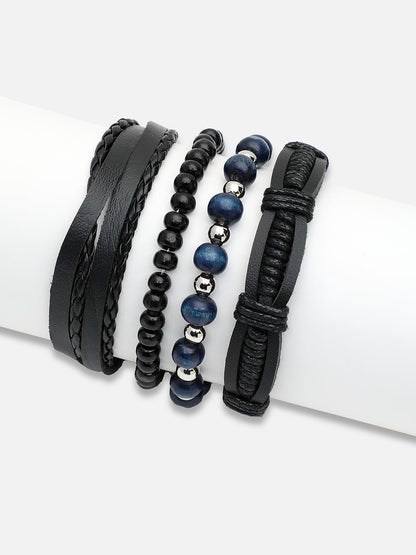 TRENDY CASUAL PU LEATHER DESIGNER BRACELET FOR WOMEN
