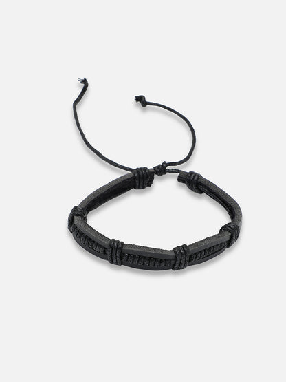 TRENDY CASUAL PU LEATHER DESIGNER BRACELET FOR WOMEN