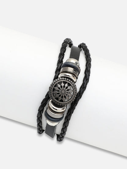 TRENDY CASUAL PU LEATHER DESIGNER BRACELET FOR WOMEN