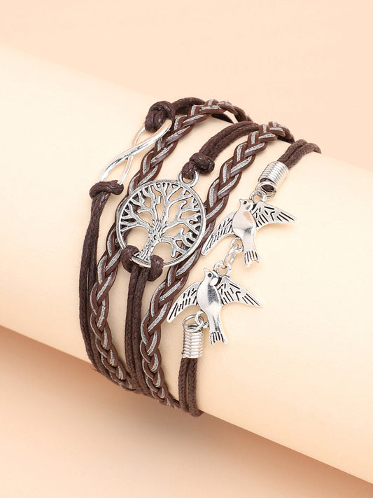 TRENDY CASUAL PU LEATHER DESIGNER BRACELET FOR WOMEN