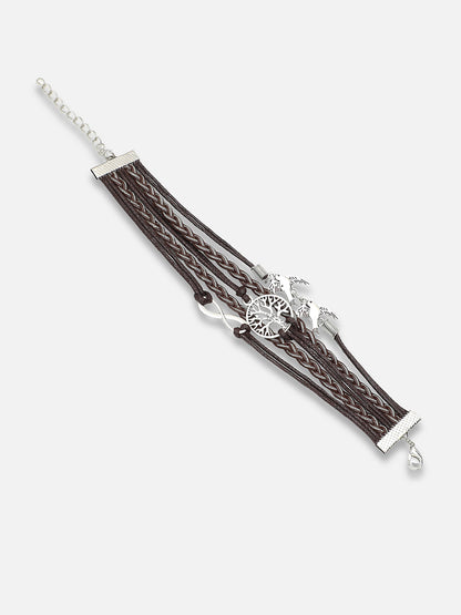 TRENDY CASUAL PU LEATHER DESIGNER BRACELET FOR WOMEN