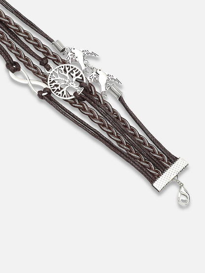 TRENDY CASUAL PU LEATHER DESIGNER BRACELET FOR WOMEN
