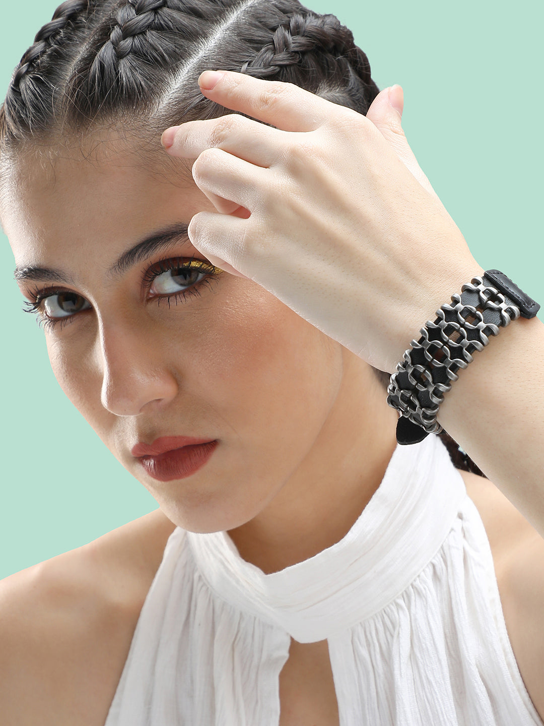 Trendy Casual Pu Leather Designer Bracelet