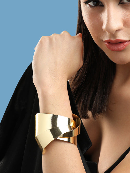 GOLD PLATED PARTY DESIGNER BRACELET FOR WOMEN