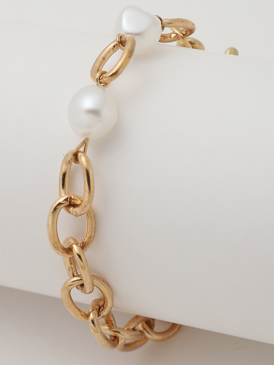 Gold Plated Pearls Bracelet