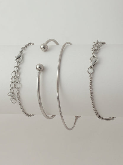 Set of 5 Gold Plated Designer Bracelet