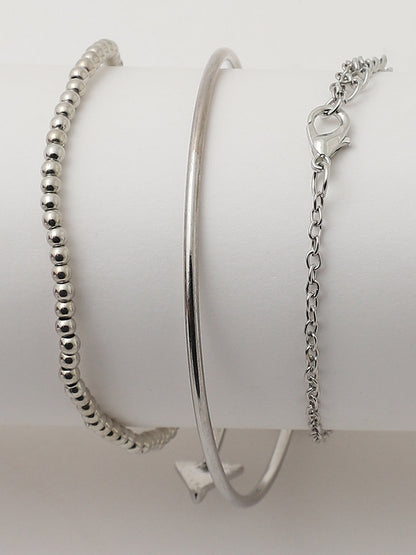Set of 3 Gold Plated Designer Bracelet
