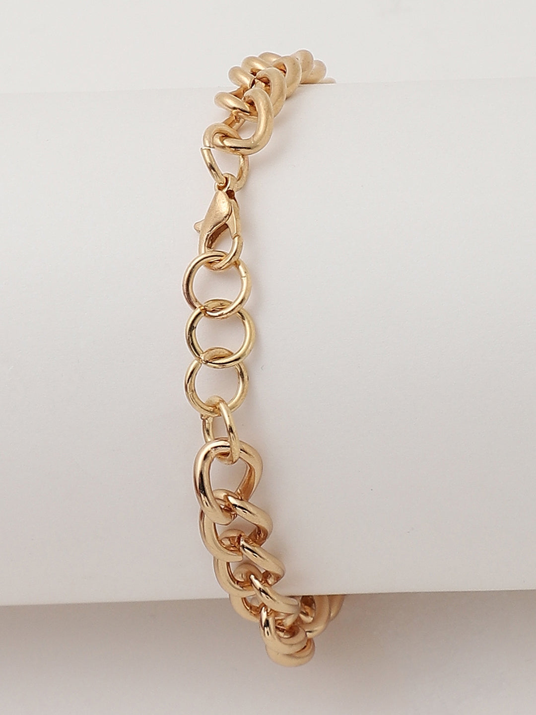 Gold Plated Designer Stone Bracelet