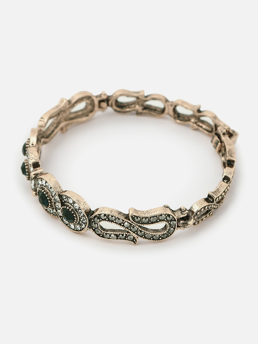 Gold Plated Designer Stone Bracelet