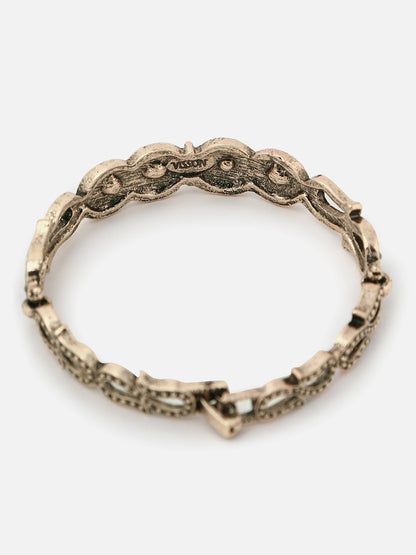 Gold Plated Designer Stone Bracelet