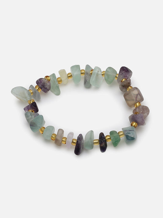 Gold Plated Designer Stone Bracelet