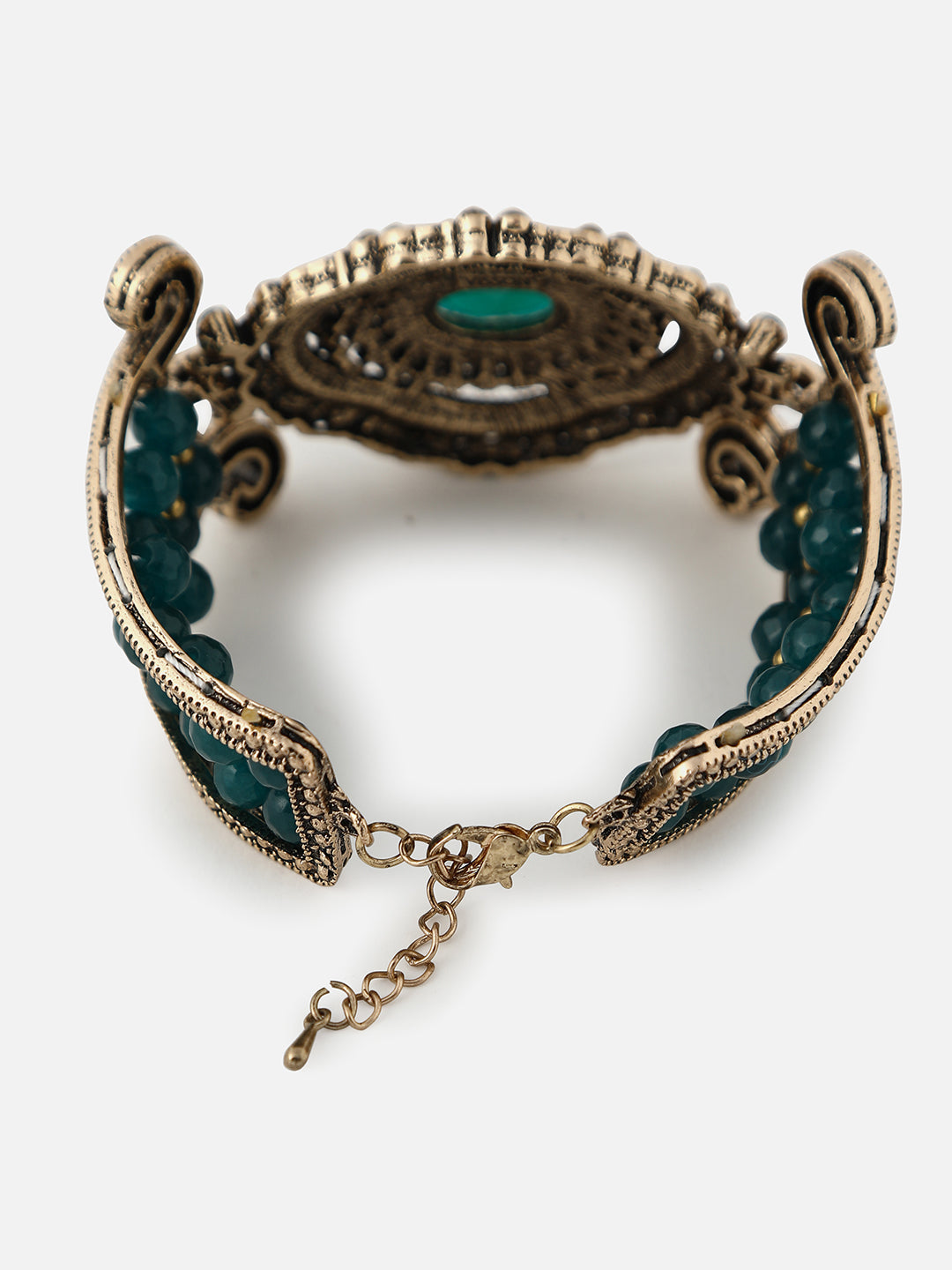 Gold Plated Designer Stone Bracelet