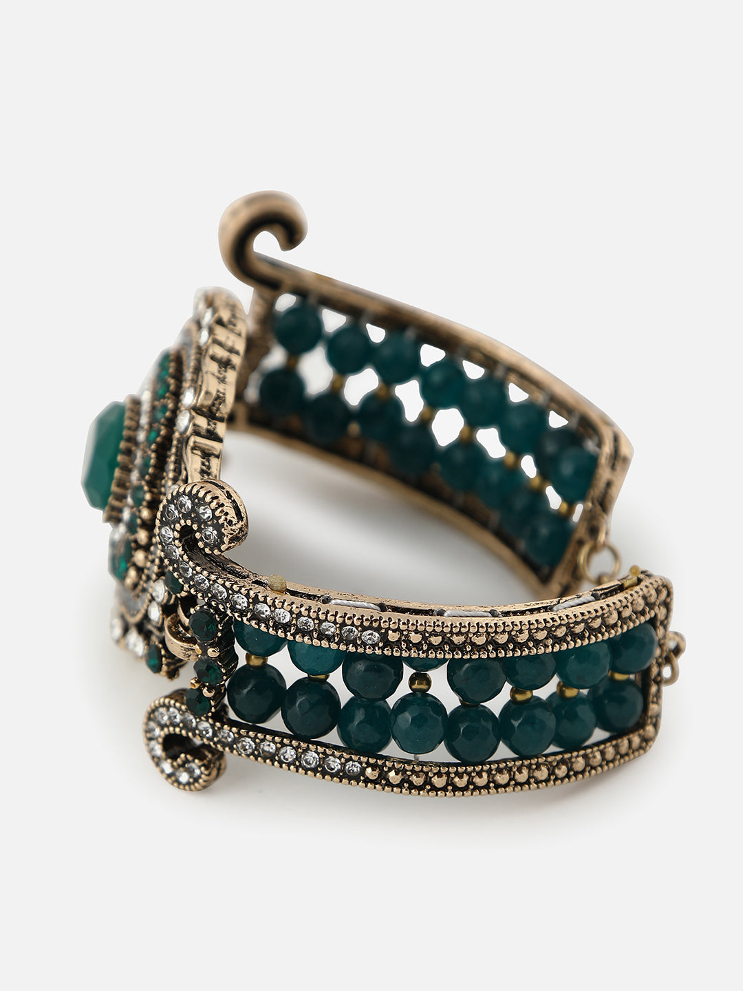 Gold Plated Designer Stone Bracelet