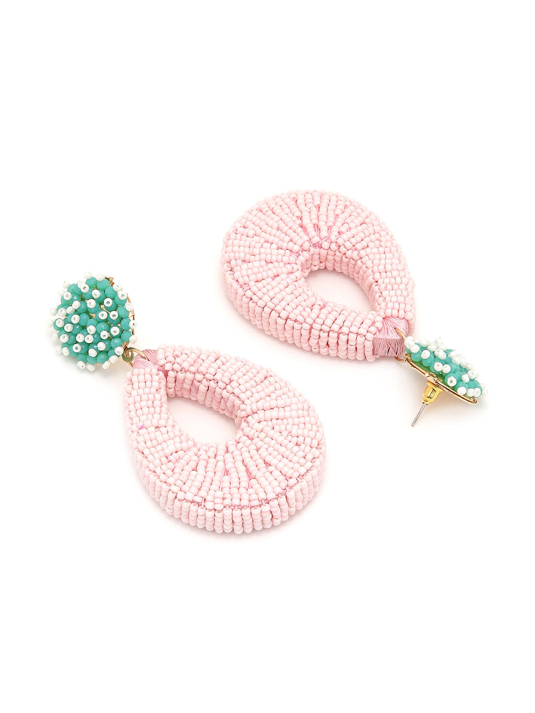 QUIRKY PINK DROP EARRING