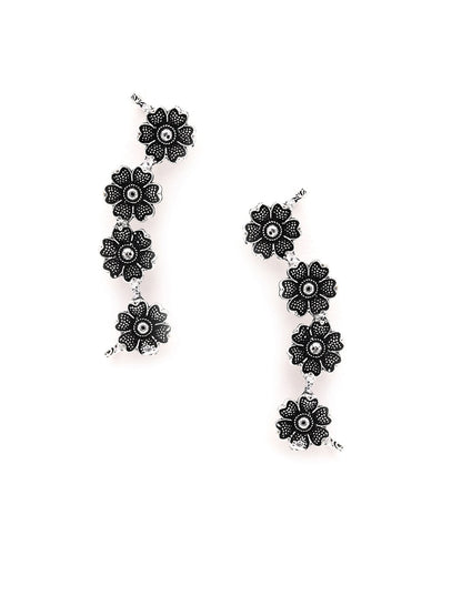 OXIDISED SILVER EAR CUFF