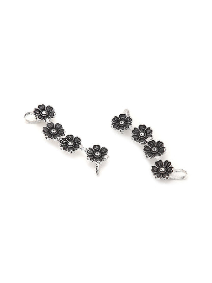 OXIDISED SILVER EAR CUFF