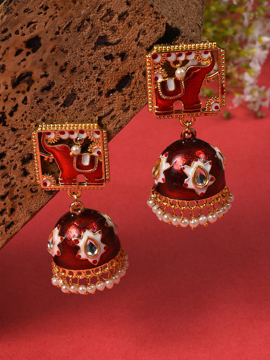 MEENAKARI JHUMKA