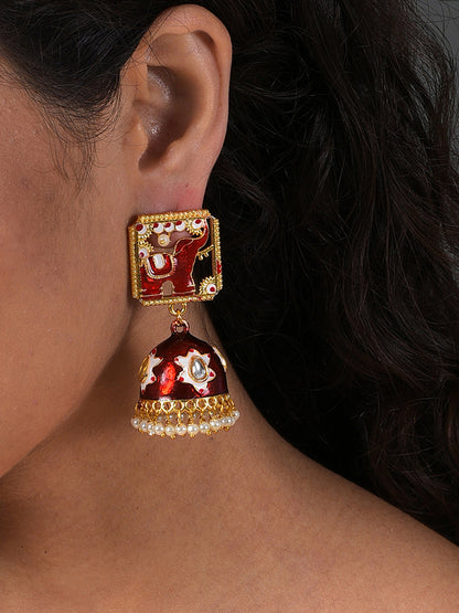 MEENAKARI JHUMKA