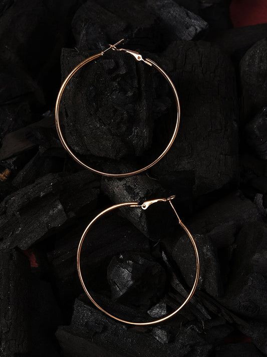 GOLD HOOP EARRING