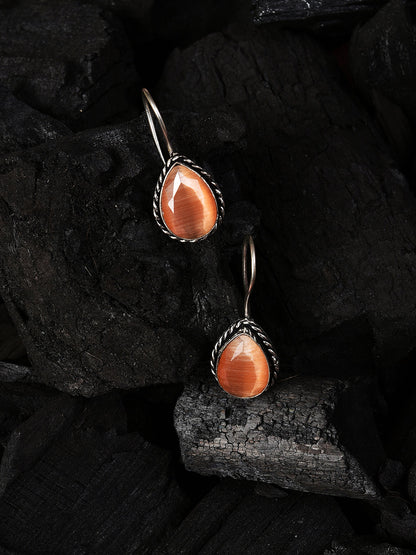 ORANGE DROP EARRING