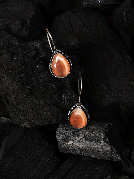ORANGE DROP EARRING