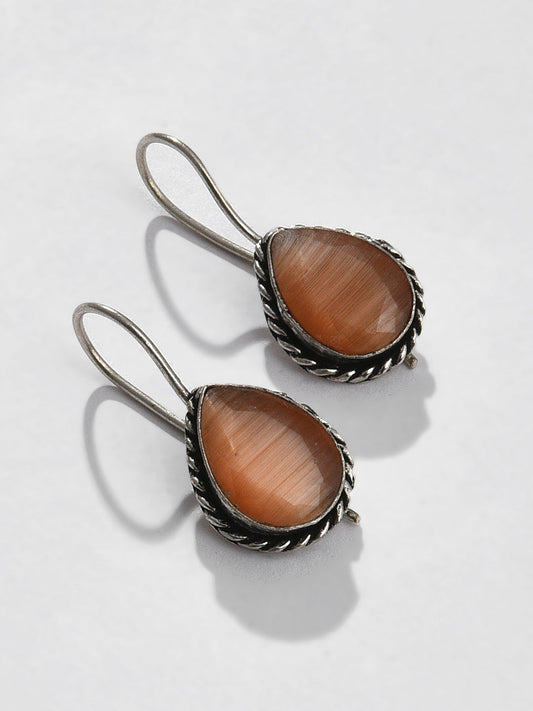 ORANGE DROP EARRING