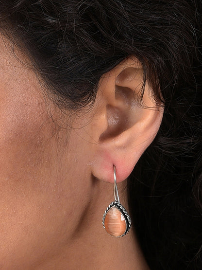 ORANGE DROP EARRING
