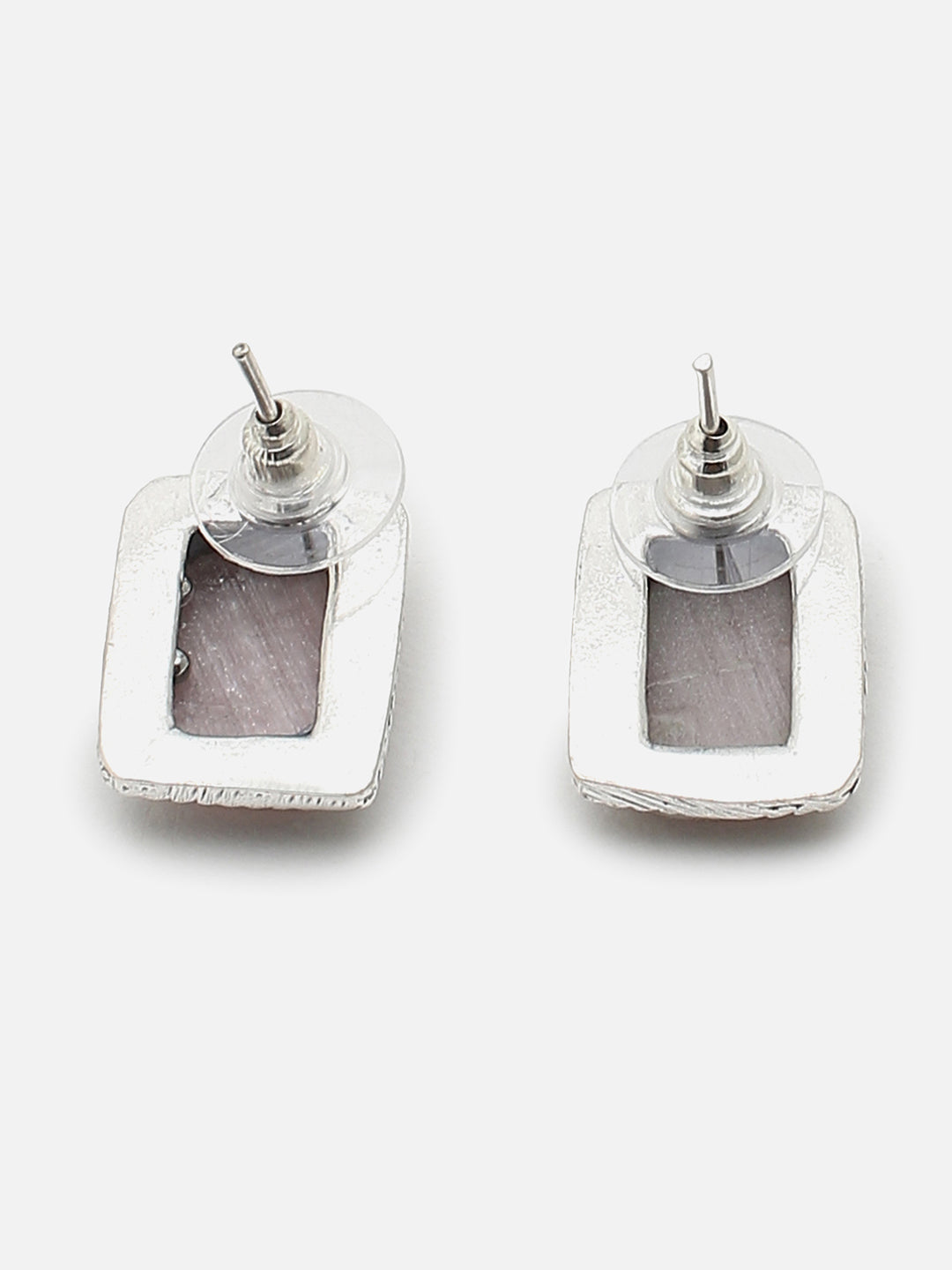 SILVER PLATED STUD EARRINGS FOR WOMEN