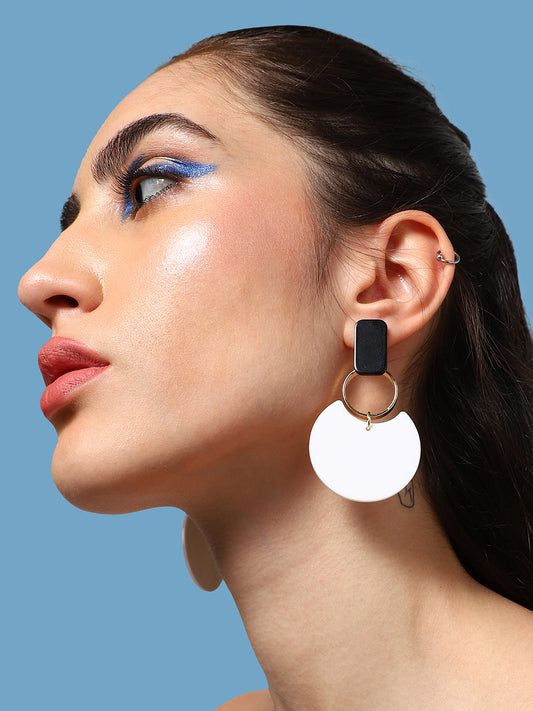 GOLD PLATED PARTY DESIGNER DROP EARRING FOR WOMEN