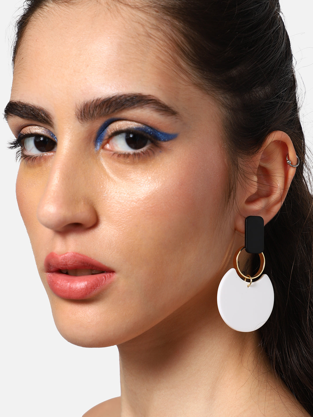 GOLD PLATED PARTY DESIGNER DROP EARRING FOR WOMEN